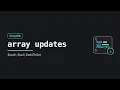 Updating Arrays in MongoDB push pull and addToSet