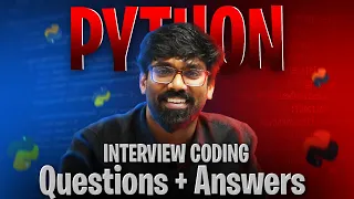 Python Interview Coding Question Answer Data Science course in Tamil