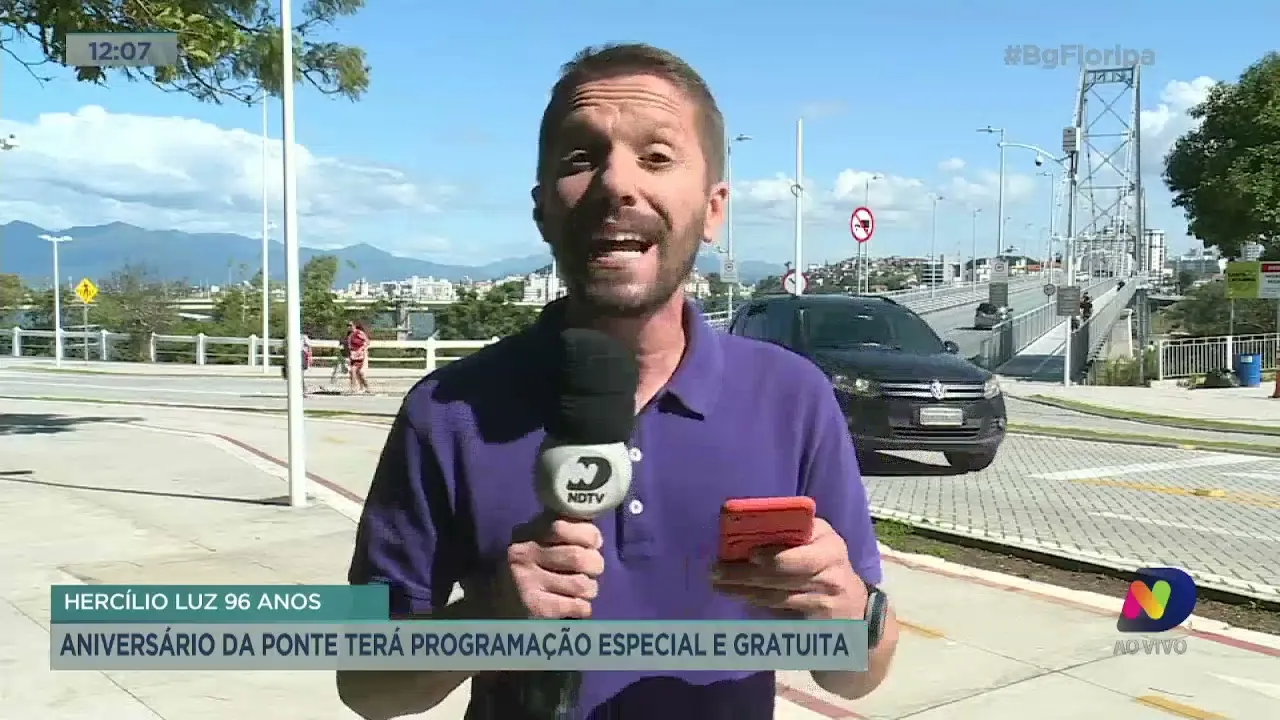 Hercílio Luz 96 anos: aniversário da ponte terá programação especial e gratuita