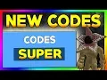 ALL NEW SUPERHERO SIMULATOR CODES Roblox Codes