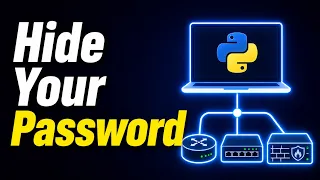 How to HIDE PASSWORD input in Python PWINPUT NETMIKO
