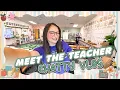 classroom setup for meet the teacher night chatty classroom prep vlog