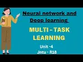 Multi-task learning NNDL Unit - 4