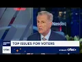 Former House Speaker Kevin McCarthy on the 2026 midterms Number one issue is the economy