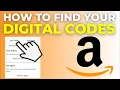 How To Find Digital Codes On Amazon 2025