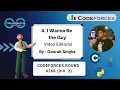 A I Wanna Be the Guy Codeforces Round 268 Div 2 Codeforces DCC NIT-A