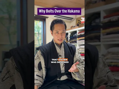 Why Another String Over the Hakama??