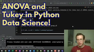 Anova and Tukey Tests in Python for Data Science