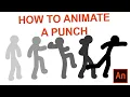 How to make a stickman punch animation in Adobe Animate like Alan Becker