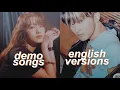 Download Lagu kpop demo songs/english versions that hit different