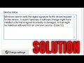 How To Fix Windows Cannot Verify The Digital Signature USB Error Code 52