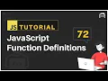 JavaScript Bangla Tutorial JavaScript Function Definitions
