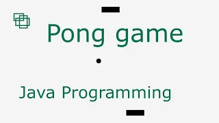 Pong game in Java - part 2