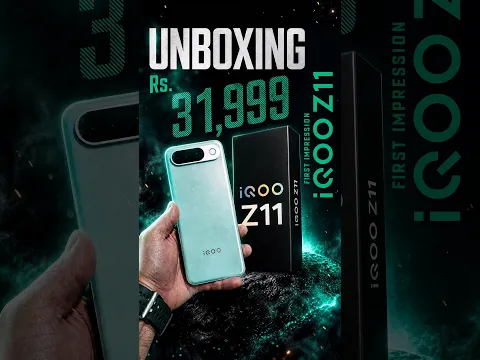 iQOO Z11 Unboxing: Dimensity 7500 Turbo, 7050mAh Battery, ₹31,999 Price!