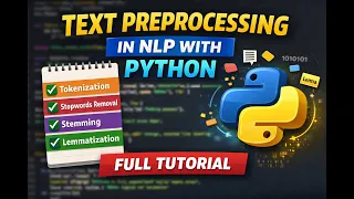 Text Cleaning for NLP in Python Tokenization Stopwords Lemmatization Explained