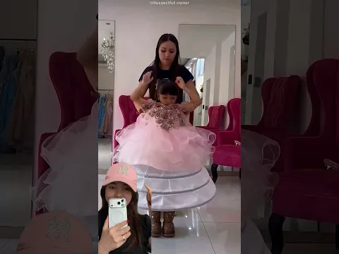 Jadi princes kecil yang cantik 😍#makeup #party #shorts