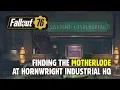 FALLOUT 76 Finding the Motherlode at Hornwright Industrial Headquarters