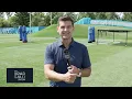 Lions training camp coverage Aidan Hutchinson Derrick Moore disrupt offense punt returner battle