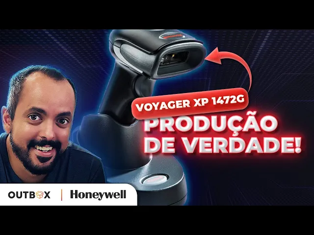 Vídeo Leitor Sem Fio Honeywell Voyager XP 1472g Imager 2D QR Code - USB