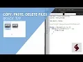 ExtendScript QuickTip - Copy Paste Delete Files