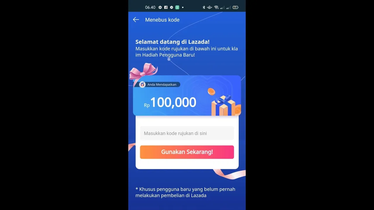 cara membuat voucher toko lazada