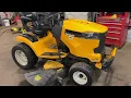 How to remove a mower deck on a Cub Cadet XT1 XT2 50
