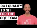 Do You Qualify To Sit For The CQE Exam