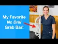 My Favorite No Drill Grab Bar The Stander Security Pole with Curved Grab Bar