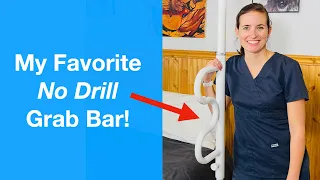 My Favorite No Drill Grab Bar The Stander Security Pole with Curved Grab Bar