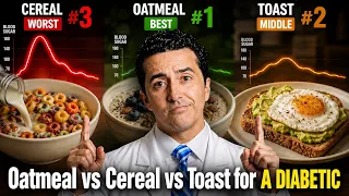 Oatmeal vs Cereal vs Toast: Which Spikes Blood Sugar WORST?#sugarmd