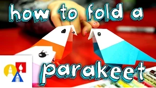 How To Fold An Origami Bird Parakeet