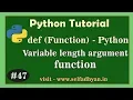 Python Function - Function as Tuple Argument