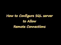 How to Configure SQL Server 2012 to Allow Remote Connections
