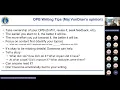Professional Development - OPB Writing Skills session with Maj VonDran