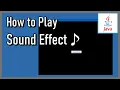 How to Play Files Sound Effect - Java Extra 3