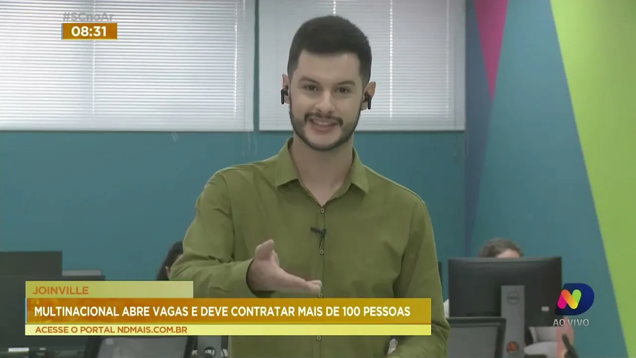 Multinacional, localizada em Joinville, abre mais de 100 vagas de trabalho