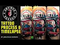 Tattoo Process time-lapse Front liner Firefighter Jonathan Burgos