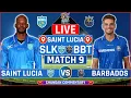CPL 2026 Saint Lucia Kings vs Barbados Tridents Live Score SLK vs BT Live Commentary