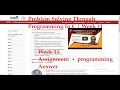 Problem Solving Through Programming in C NPTEL Week-11 Assignment Programming Answer