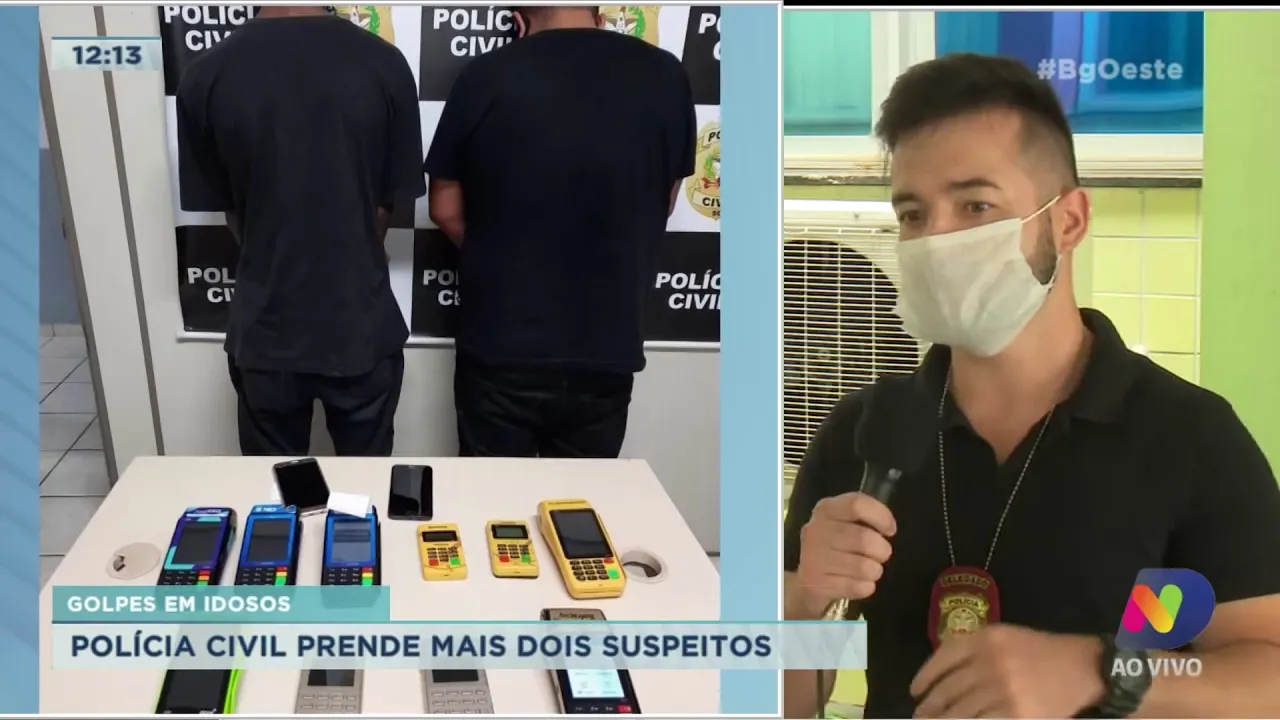 Golpes em idosos: Polícia Civil prende mais dois suspeitos em Chapecó