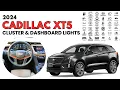 2024 Cadillac XT5 Cluster Display Dashboard Warning Indicators User Guide