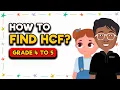 Understanding HCF - The Highest Common Factor Explained with Fun Example Math for Kids