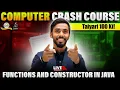Functions in Java Constructor in Java Computer Class 10 Computer in One Shot Prateik Sir