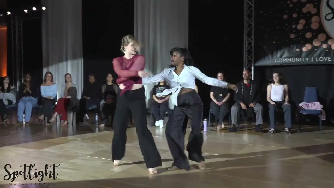 Spotlight New Year's Celebration 2024/2025 Advanced Jack & Jill Erica Smith & Kaley Thompson