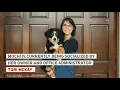 Puppy trains to become funeral home therapy dog