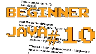 Beginner Java Number Guessing Game