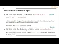 KTU CS368 Web Technologies S6 CS Module 4 Part 8 Javascript Screen Out and Keyboard In