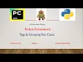 Python Robot Framework Part 22 How to Handle Tags and Grouping Tests in Robot framework Telugu