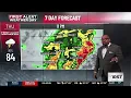 FIRST ALERT WEATHER DAY Heavy rain flooding gusty winds and isolated tornados possible today