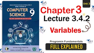 Class 9 Computer Science Unit 3 Lecture 3 4 2 NBF Variables Programming Fundamentals